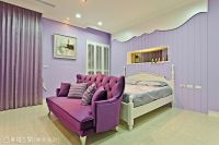 缤纷田园风格卧室效果设计图