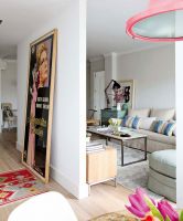 花香四溢的田园风格家装电视背景墙效果图