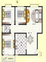 绿地中央广场·云谷 地中海-三居室 264平