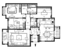 润泽悦溪-126平米-简欧风格