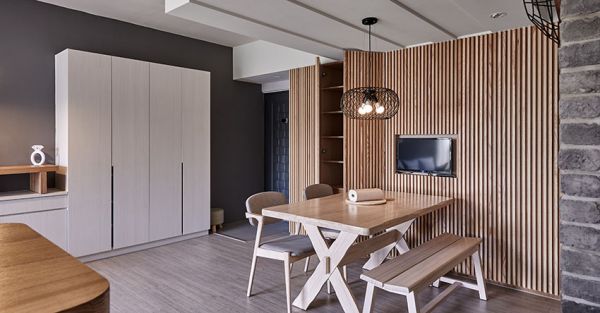 明亮现代小户型餐厅效果图