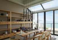 观海美式风格家装主卧效果图