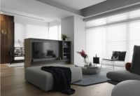 新旧交融的美式住宅吧台图