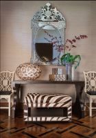 美式时尚别墅背景墙效果图