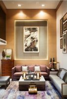 意境混搭风格客厅设计效果图