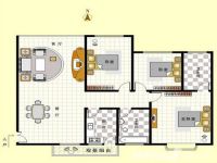 北辰红橡墅 混搭风格 三居室