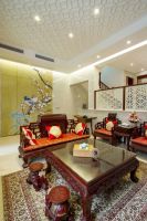 中式别墅住宅卧室效果图