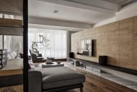 木质宜家风格家装卫生间效果图