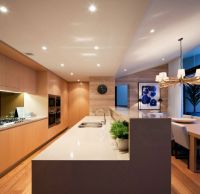 木色原味美式风格橱柜效果图