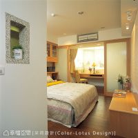 中西之美的田园风儿童房效果图