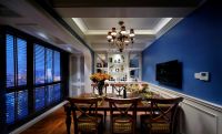 蓝色地中海家装客厅设计效果图