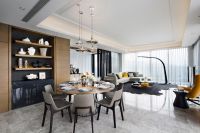 现代创意感家装背景墙效果图