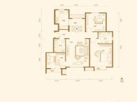 领秀慧谷三居简欧