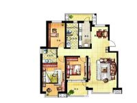 绿地中央广场·云谷 地中海-三居室132平