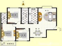 北辰红橡墅 现代简约 三居室，156平