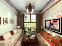 公园6号-105平三居中式古典风格案例效果图