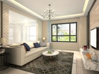 金隅花石匠90平三居-现代中式风格案例图