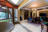 华贸城珀金墅340平美式地中海风格