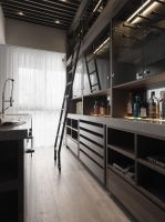 现代美式家装设计过道效果图