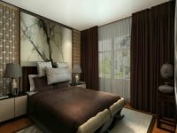 公园悦府-中式风格两居效果图