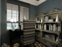 华业东方玫瑰四居实景案例-157平欧美风格