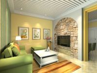 京投银泰·公园悦府-田园风格两居效果案例图