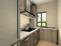 国美风唐-北京92平3居简欧风格效果图