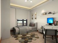 冠城大通百旺府（永丰嘉园）三居欧式风格效果图