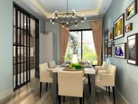 金科王府澜庭160平四居混搭风格效果图