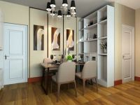 华业东方玫瑰-简欧风格一居57平案例