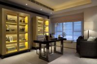 现代简欧风格电视背景墙效果图