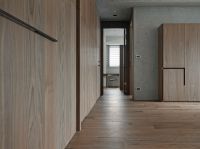 现代简约风格设计过道效果图