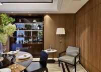 美式典雅三居室沙发背景墙效果图