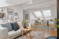 时尚北欧客厅效果图