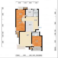 中国铁建·原香漫谷---137平三居混搭风格