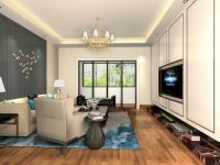 冠城大通百旺府-145平三居-简欧风格效果图