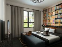 冠城大通百旺府-145平三居-简欧风格效果图