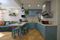 碧海蓝天地中海书房家装效果图