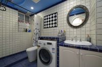 碧海蓝天地中海书房家装效果图