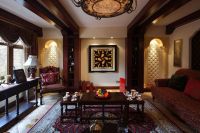 森林半岛欧式客厅效果图