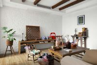 静待花开中式风格吊顶效果图