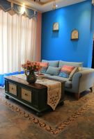 色彩鲜艳美式客厅效果图