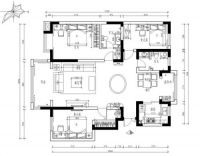 北京实创装饰阅海万家150平现代简约