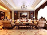 170平豪华欧式风四居室 色彩大胆 奢华大气