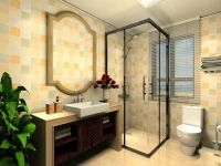 美式风格-紫金新干线129.62㎡3居效果图