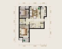 华业东方玫瑰~简约~两居