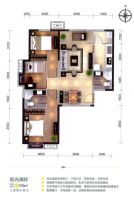 富力惠兰美居~简约~三居