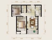 华业东方玫瑰~地中海~两居