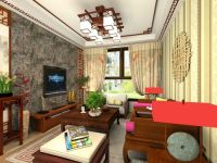 中国铁建·原香漫谷-美式风格85平两居效果图