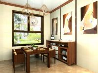 中国铁建·原香漫谷-美式风格85平两居效果图